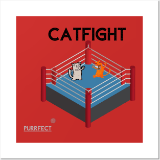 Cat Fight Posters and Art